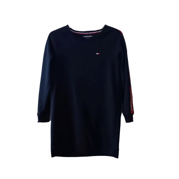 Women Tommy Hilfiger Navy Sweatshirt- Size M - Picture 1 of 4